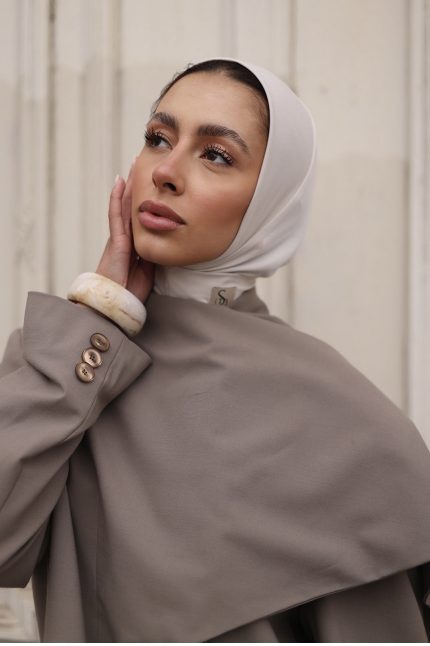 Cagoule jersey Premium Beige Crème