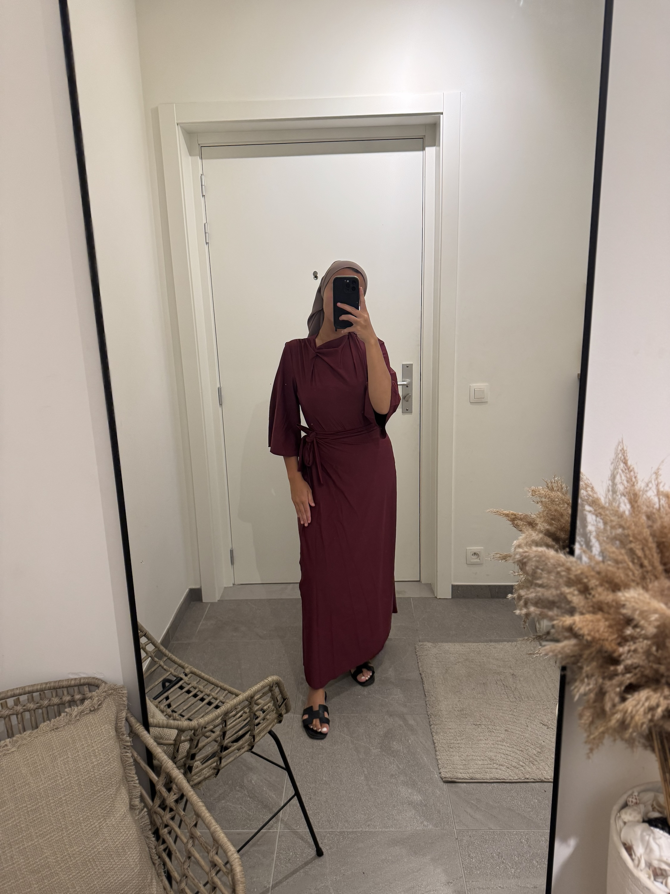 Burkini 3 pièces - rouge bordeaux – Image 2