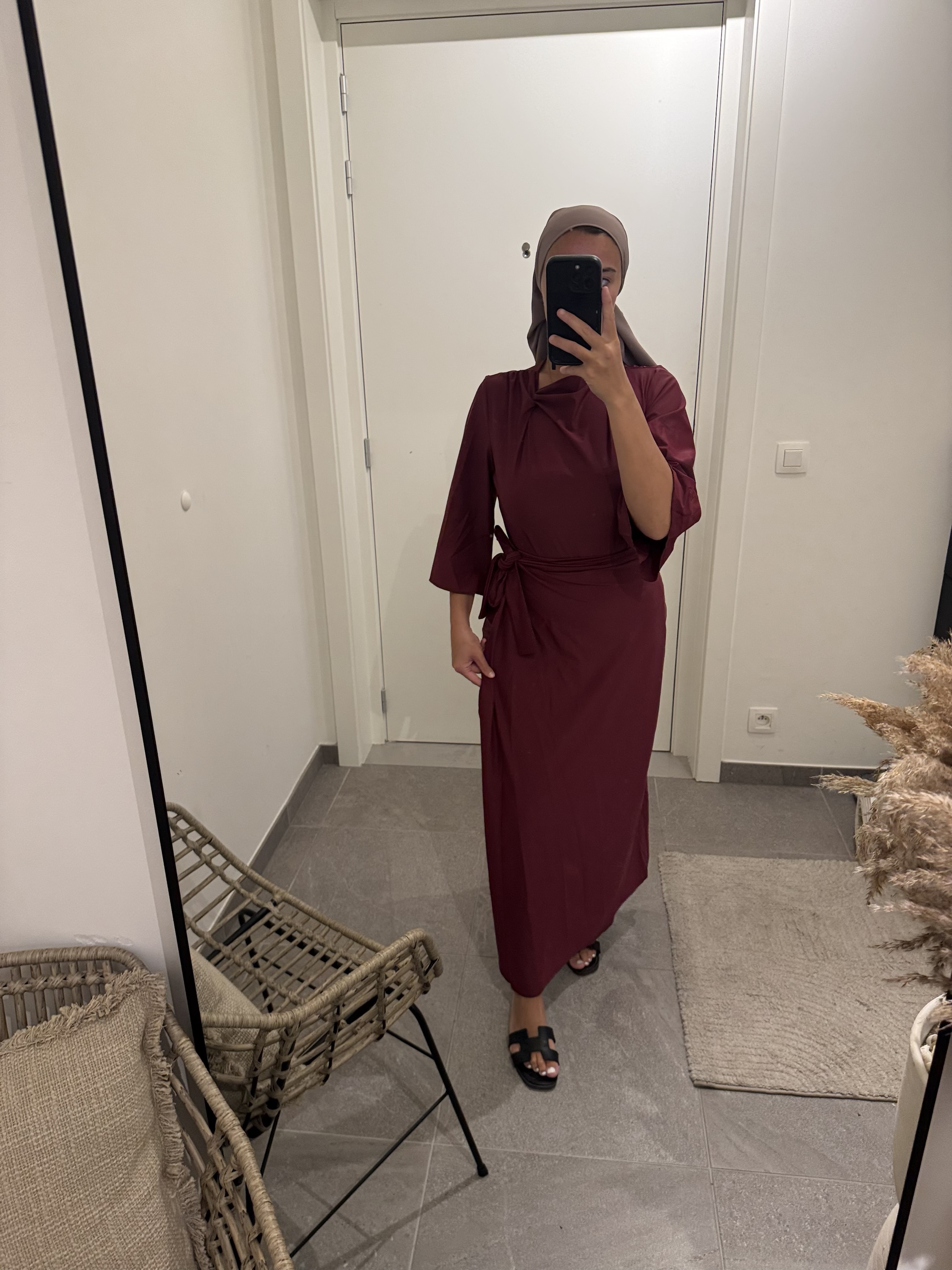 Burkini 3 pièces - rouge bordeaux – Image 3